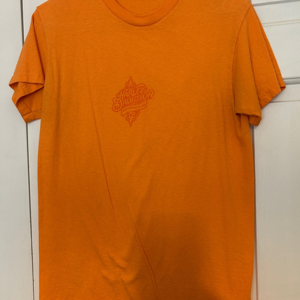 Harley-Davidson Orange Short Sleeve Tee